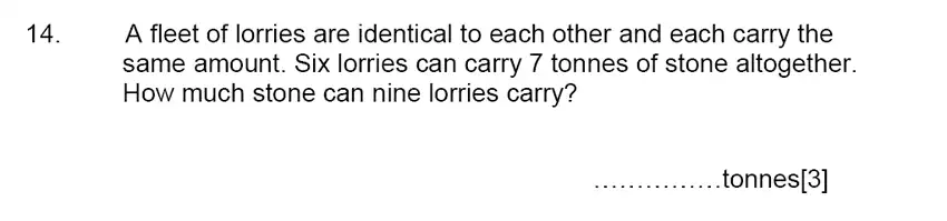 Question 14 - Aldenham School – 13 Plus Maths Sample Paper 2015