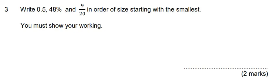 Question 3 - Aldenham School – 13 Plus Maths Sample Paper 2017