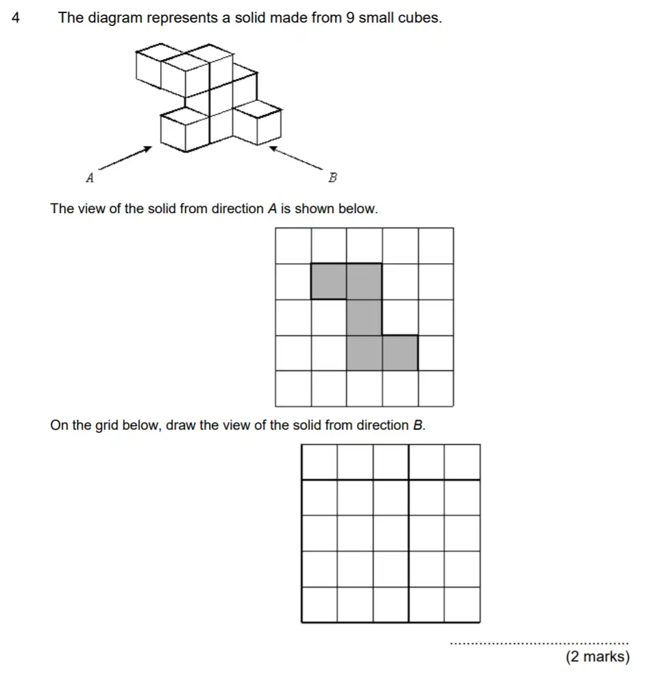 Question 4 - Aldenham School – 13 Plus Maths Sample Paper 2017