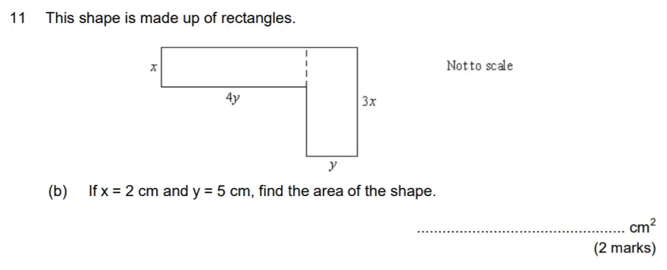 Question 11b - Aldenham School – 13 Plus Maths Sample Paper 2017