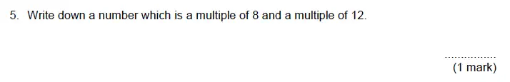 Question 5 - Aldenham School – 13 Plus Maths Sample Paper 2019
