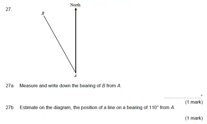 Question 27(27(a),27(b)) - Aldenham School – 13 Plus Maths Sample Paper 2019