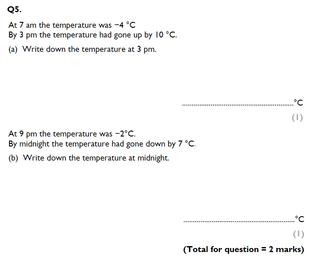 Question 5(a,b) - Aldenham School – 13 Plus Maths Sample Paper 1 2023