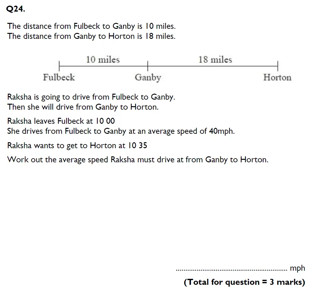 Question 24 - Aldenham School – 13 Plus Maths Sample Paper 1 2023