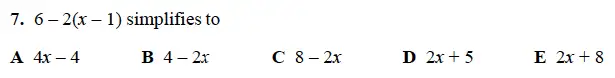 Question 7 - Alleyn’s School – 13 Plus Maths Sample Examination Paper 1 2023