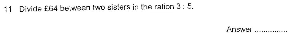 Question 11 - Alleyn's School – 13 Plus Maths Sample Paper 2023