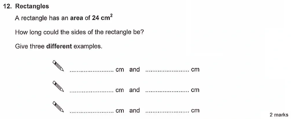 Question 12 - Ashford School Year 9 Maths Entrance Exam Sample Paper 2026