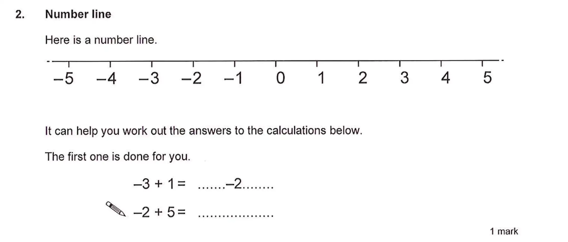 Question 2(b) - Ashford School Year 9 Maths Entrance Exam Sample Paper 2026