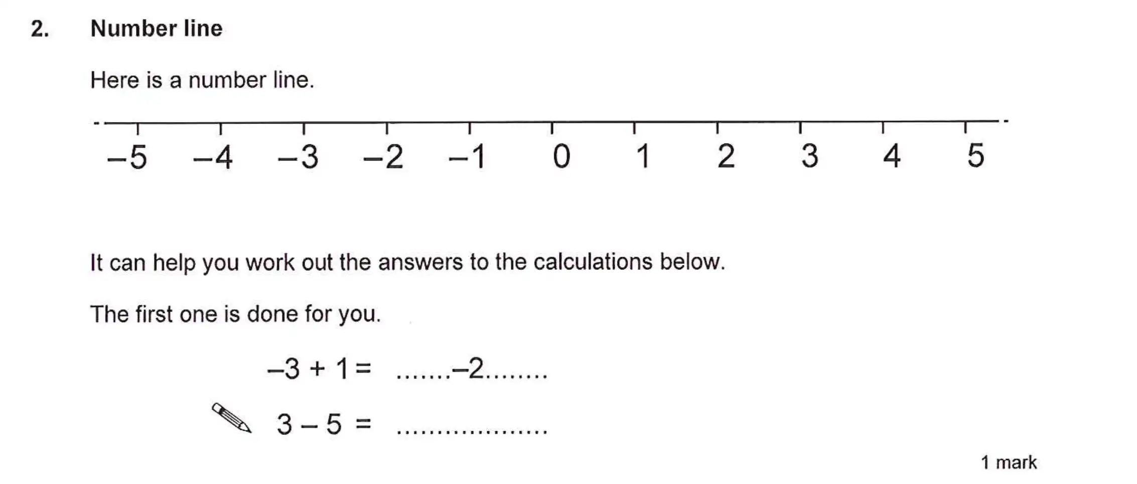 Question 2(c) - Ashford School Year 9 Maths Entrance Exam Sample Paper 2026