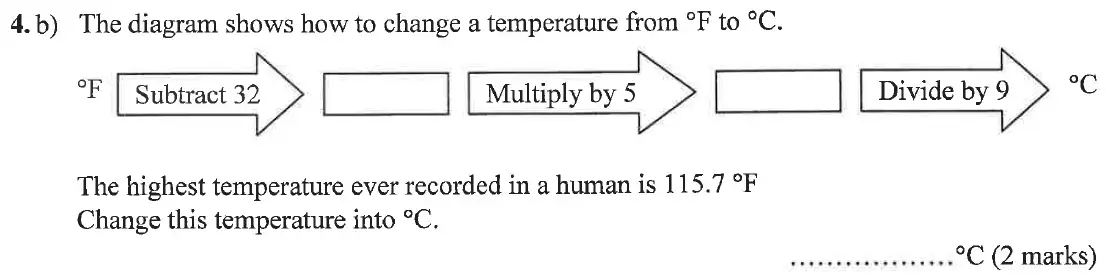 Question 4(b) - Bancroft's School – 13 Plus Maths Entrance Exam – Specimen Paper 2023