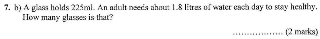 Question 7(b) - Bancroft's School – 13 Plus Maths Entrance Exam – Specimen Paper 2023