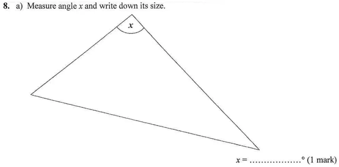 Question 8(a) - Bancroft's School – 13 Plus Maths Entrance Exam – Specimen Paper 2023