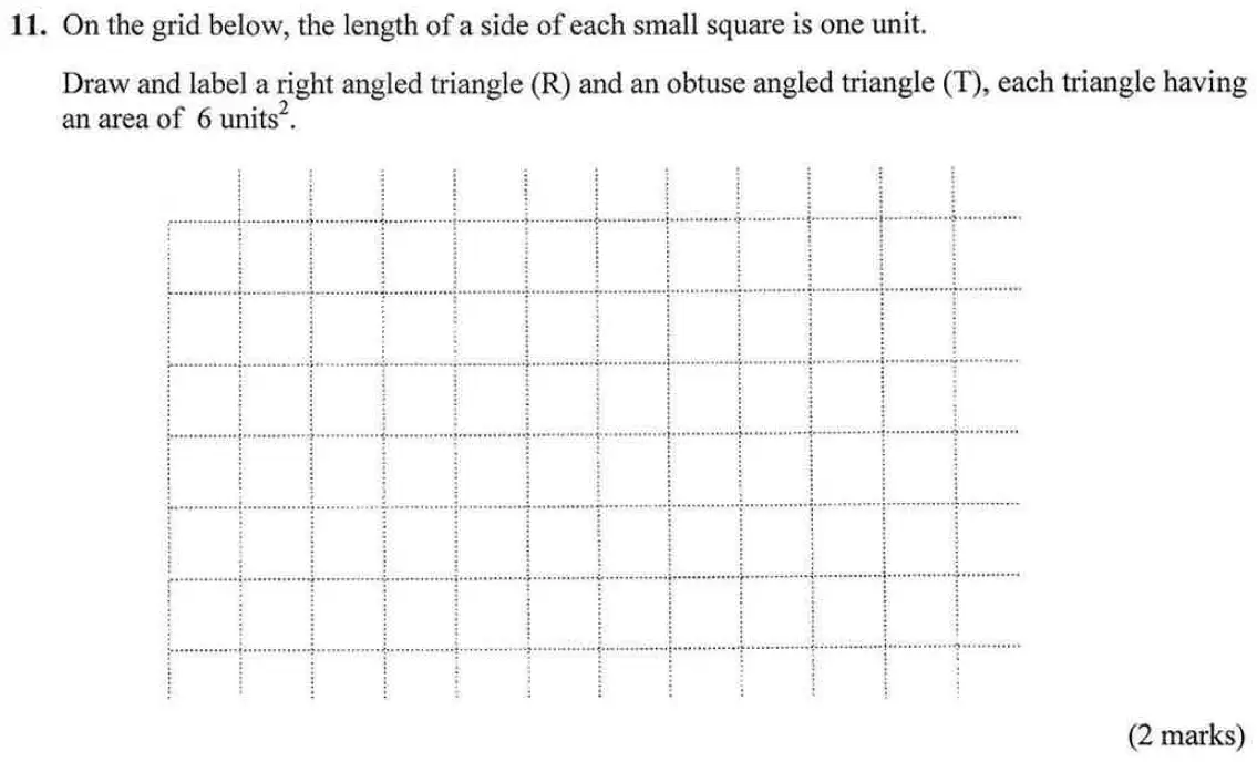 Question 11 - Bancroft's School – 13 Plus Maths Entrance Exam – Specimen Paper 2023