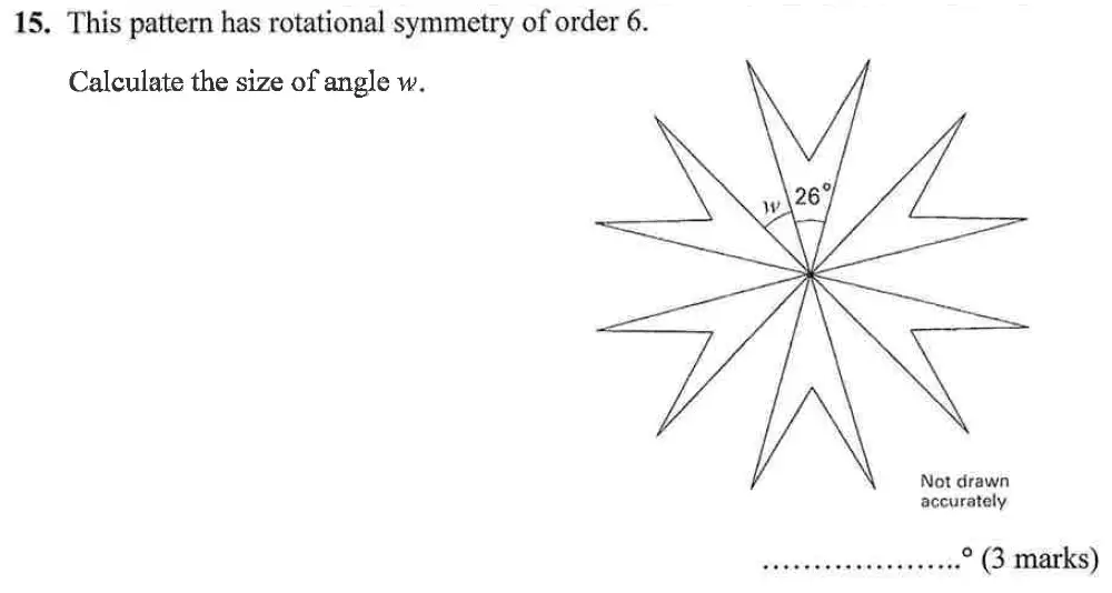 Question 15 - Bancroft's School – 13 Plus Maths Entrance Exam – Specimen Paper 2023