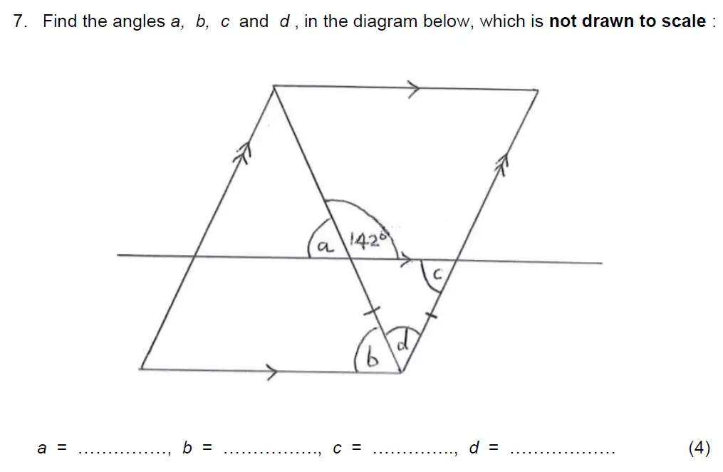 Question 2020 - Beneden School – 13 Plus Maths Scholarship Paper – 2020