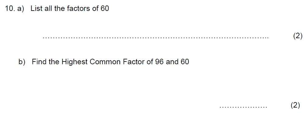 Question 2020 - Beneden School – 13 Plus Maths Scholarship Paper – 2020