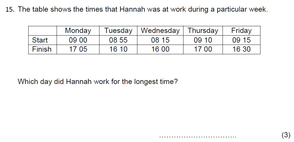 Question 2020 - Beneden School – 13 Plus Maths Scholarship Paper – 2020