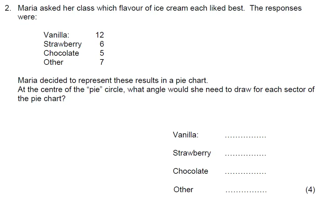 Question 2020 - Beneden School – 13 Plus Maths Scholarship Paper – 2020