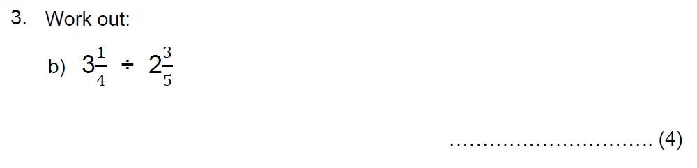 Question 3(b) - Benenden School - 13 Plus Maths Scholarship Paper 2022