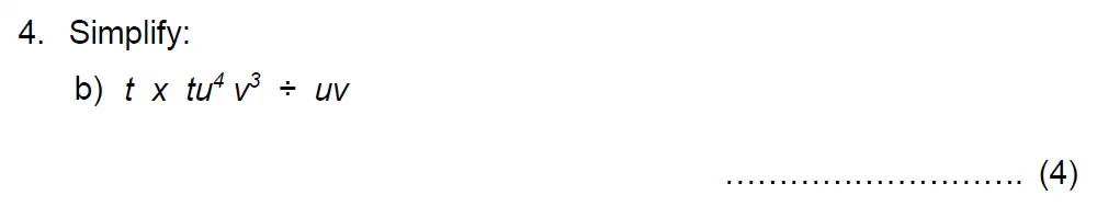 Question 4(b) - Benenden School - 13 Plus Maths Scholarship Paper 2022