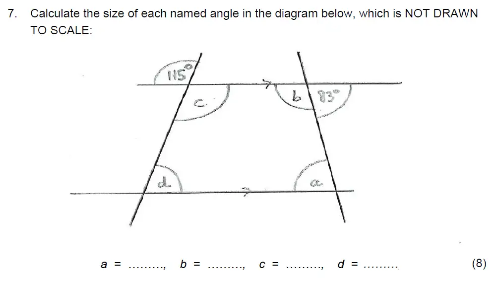 Question 7 - Benenden School - 13 Plus Maths Scholarship Paper 2022