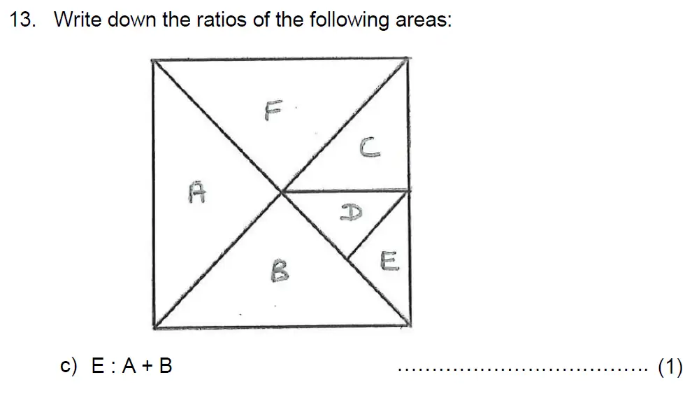 Question 13(c) - Benenden School - 13 Plus Maths Scholarship Paper 2022