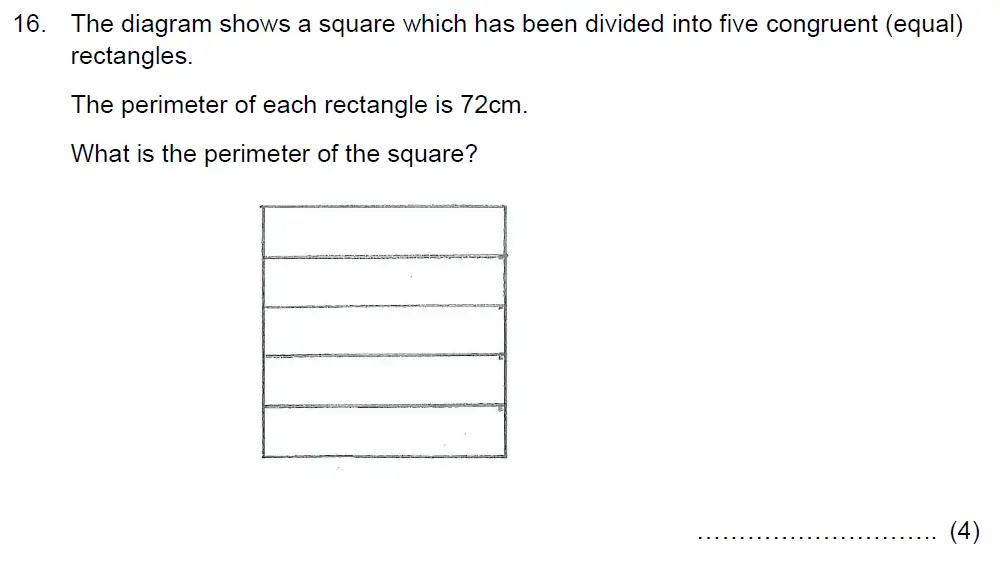 Question 16 - Benenden School - 13 Plus Maths Scholarship Paper 2022