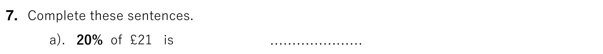 Question 7(a) - Chigwell School 13 Plus Maths Specimen Paper 2026