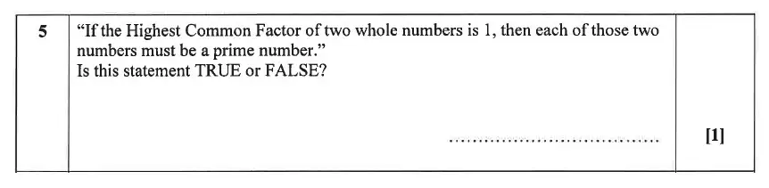 Question 5 - Christ’s Hospital – Residential Assessment Year 9 Maths 2014