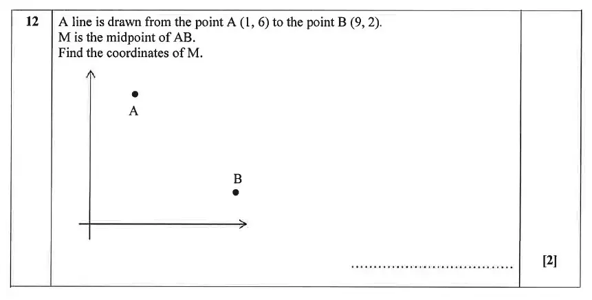 Question 12 - Christ’s Hospital – Residential Assessment Year 9 Maths 2014
