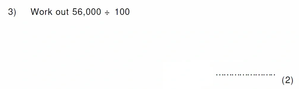 Question 03 - Colfe's School 13 Plus Examination Maths Sample Paper