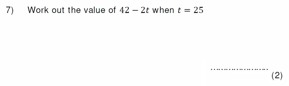 Question 07 - Colfe's School 13 Plus Examination Maths Sample Paper