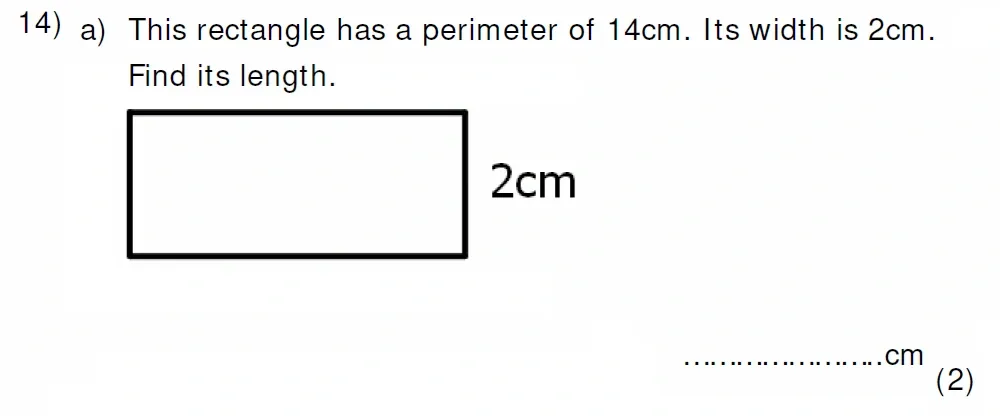 Question 14(a) - Colfe's School 13 Plus Examination Maths Sample Paper
