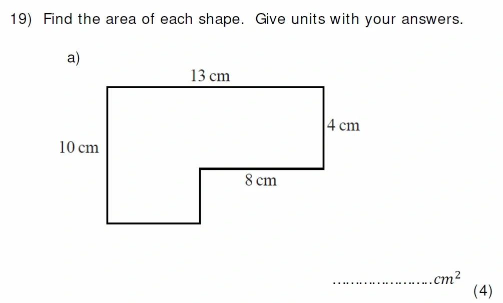 Question 19(a) - Colfe's School 13 Plus Examination Maths Sample Paper