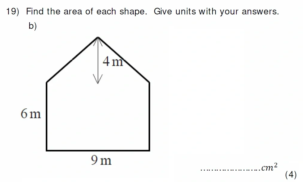 Question 19(b) - Colfe's School 13 Plus Examination Maths Sample Paper