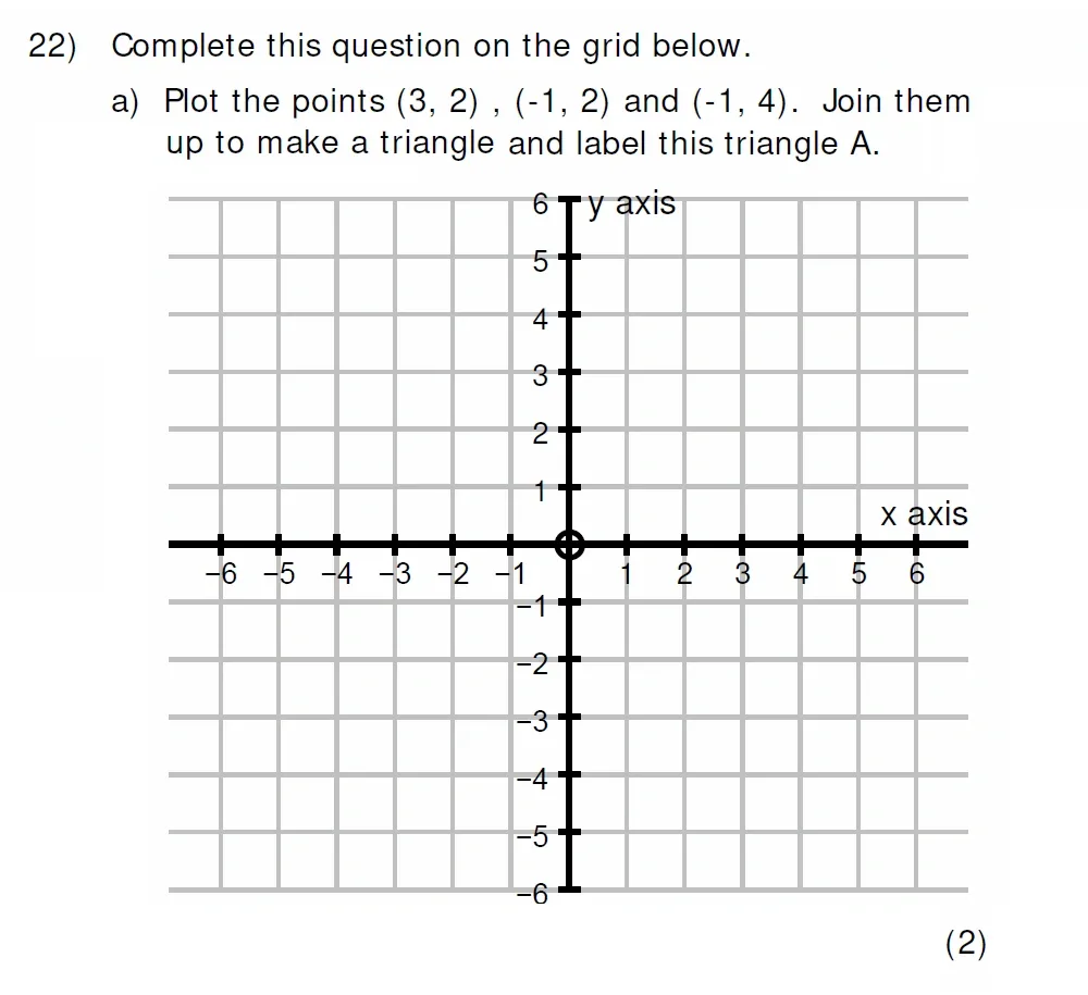 Question 22(a) - Colfe's School 13 Plus Examination Maths Sample Paper