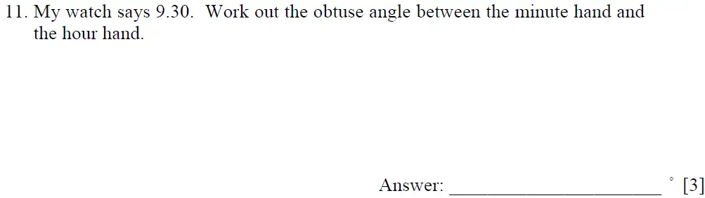 Question 11 - Dulwich College – 13 Plus Maths Sample Paper 1 2023