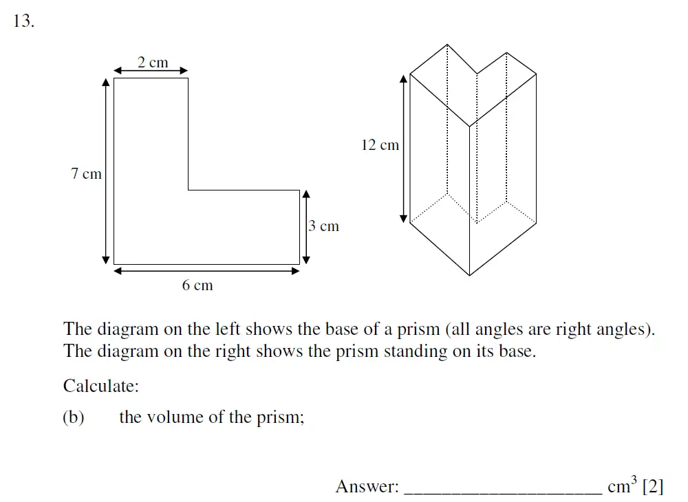 Question 13(b) - Dulwich College – 13 Plus Maths Sample Paper 2 2023