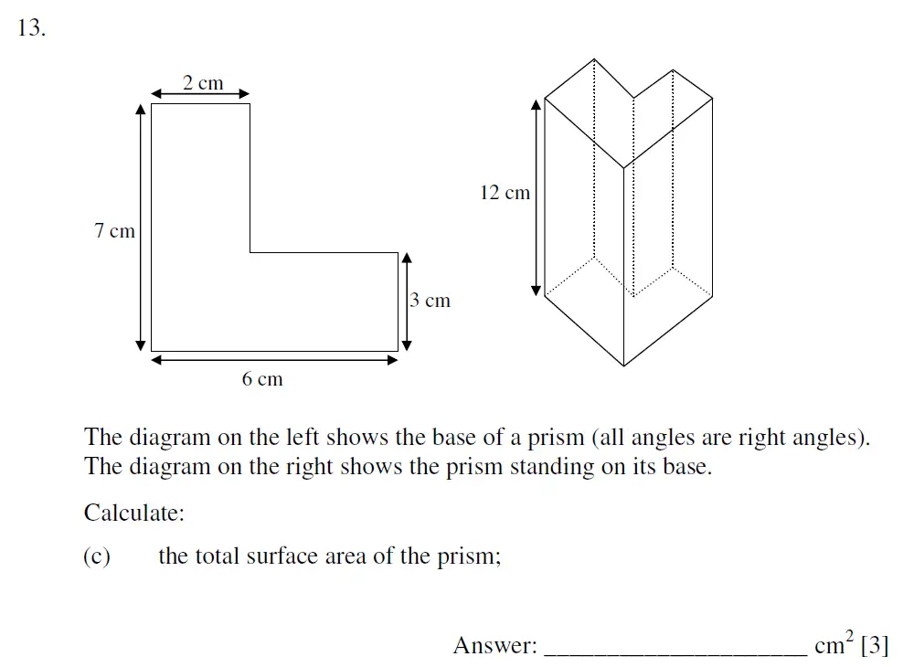 Question 13(c) - Dulwich College – 13 Plus Maths Sample Paper 2 2023