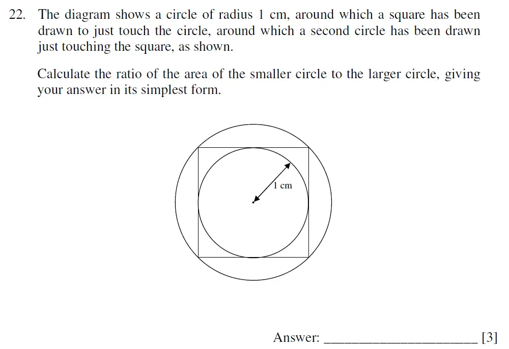 Question 22 - Dulwich College – 13 Plus Maths Sample Paper 2 2023