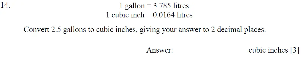 Question 14 - Dulwich College – 13 Plus Maths Specimen Paper 2023