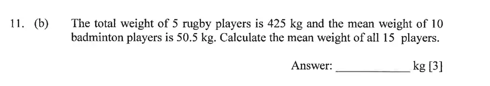 Question 11(b) - Dulwich College – Year 9 Maths Specimen Paper A 2023
