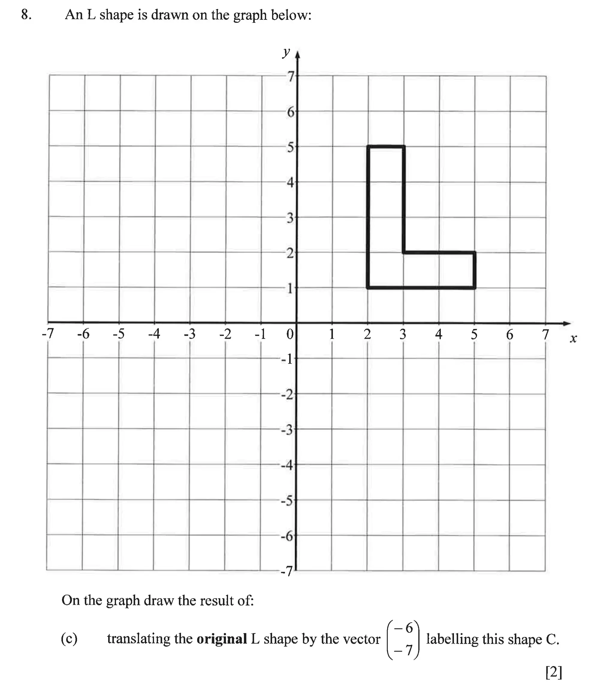 Question 8(c) - Dulwich College – Year 9 Maths Specimen Paper A 2023