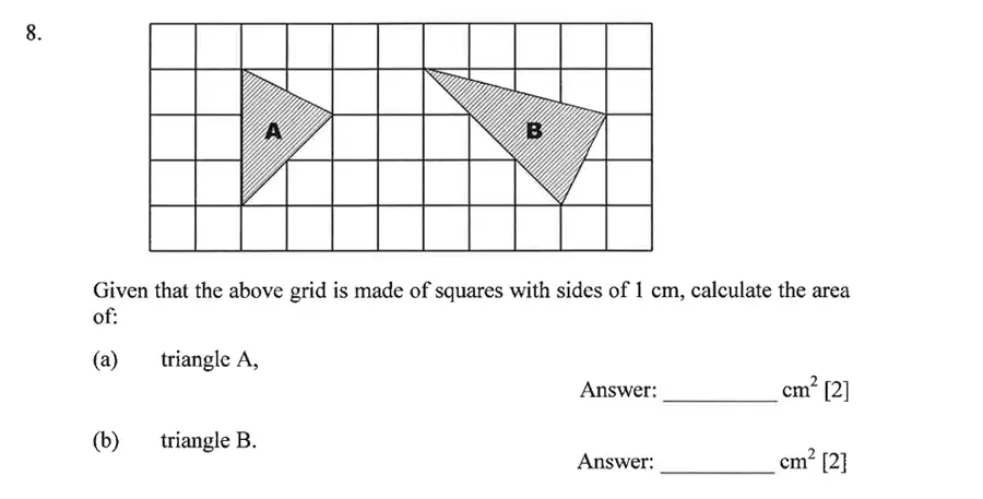 Question 8(a,b) - Dulwich College – Year 9 Maths Specimen Paper B 2023