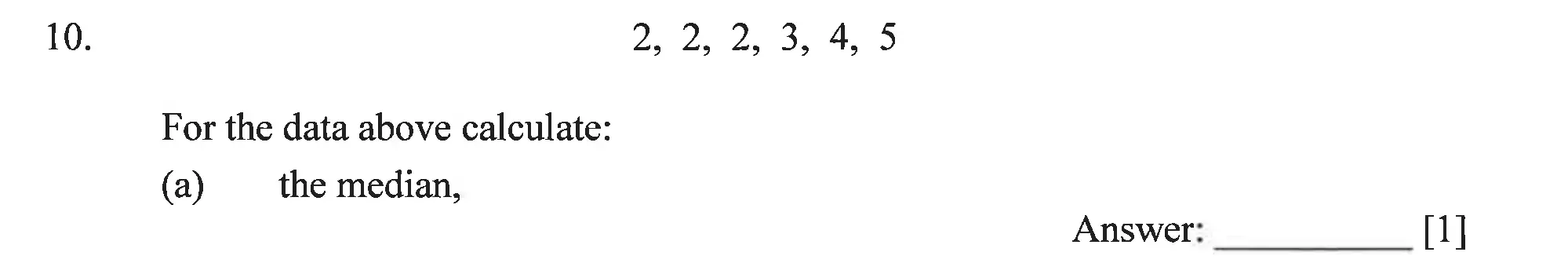 Question 10(a) - Dulwich College – Year 9 Maths Specimen Paper B 2023