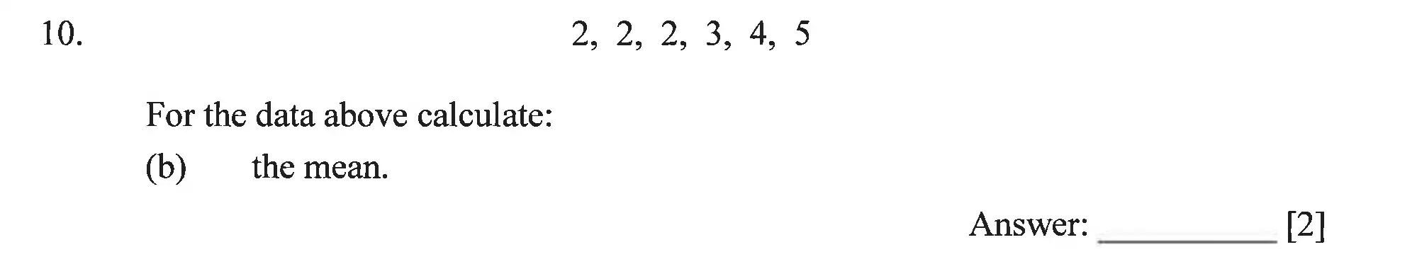 Question 10(b) - Dulwich College – Year 9 Maths Specimen Paper B 2023