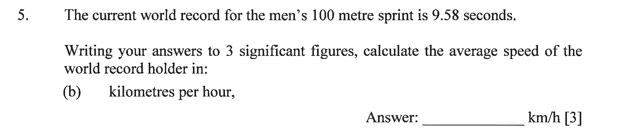 Question 5(b) - Dulwich College – Year 9 Maths Specimen Paper B 2023