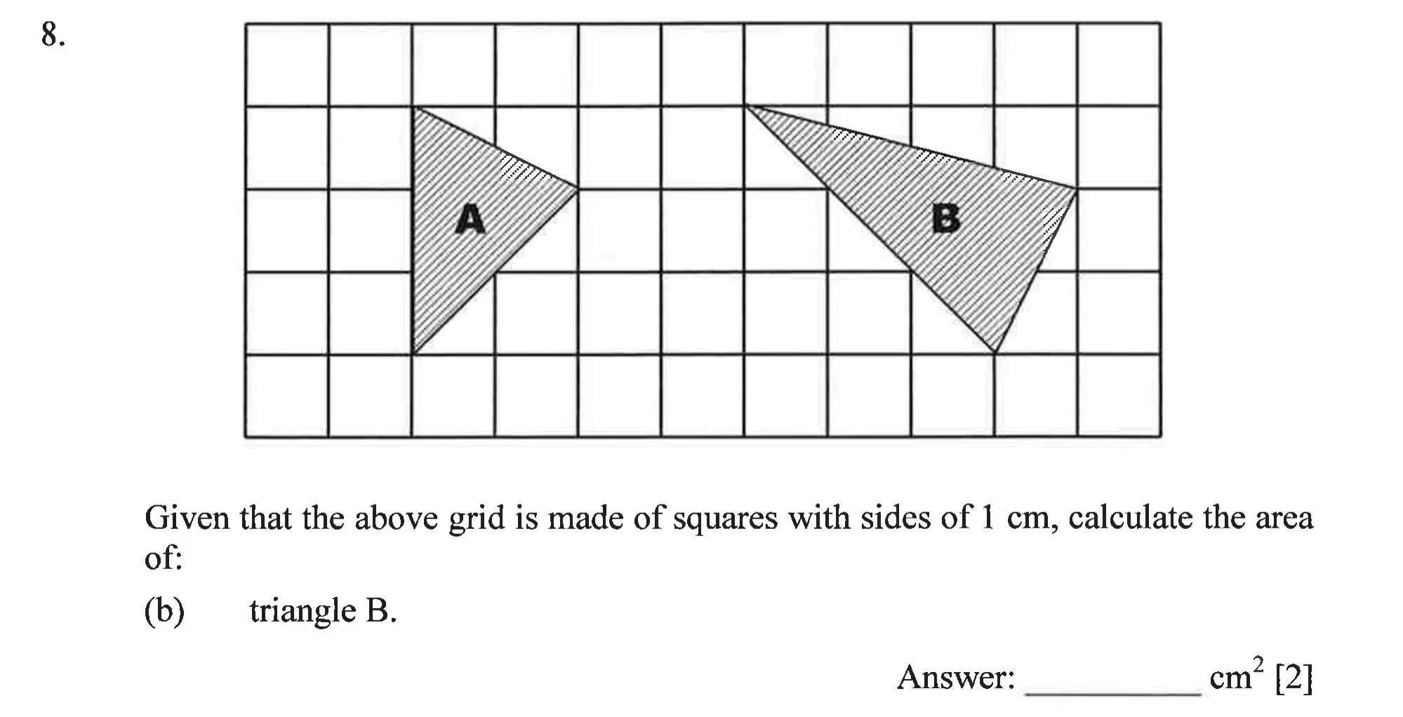 Question 8(b) - Dulwich College – Year 9 Maths Specimen Paper B 2023