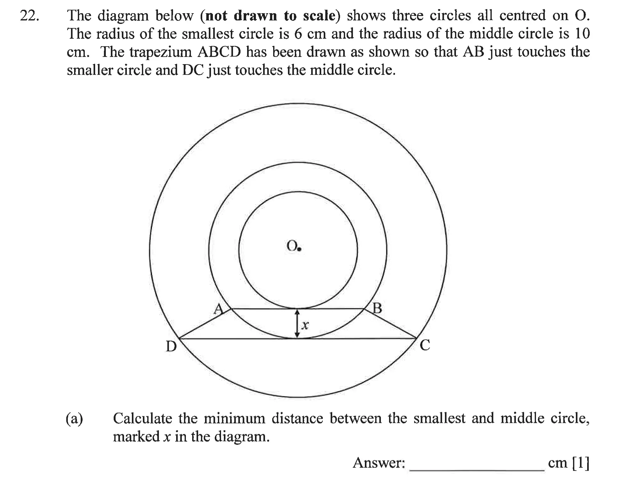 Question 22(a) - Dulwich College – Year 9 Maths Specimen Paper C 2023