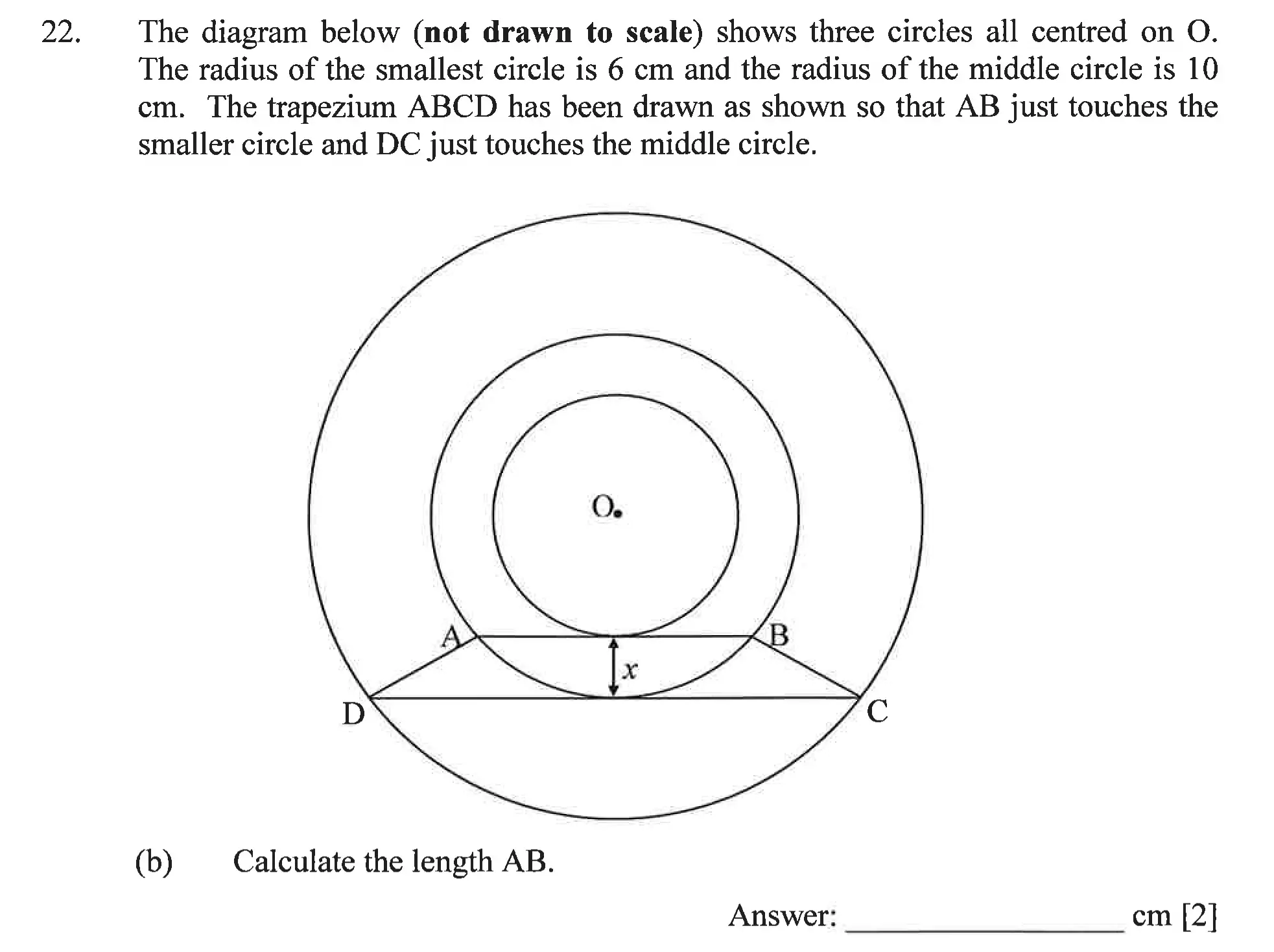 Question 22(b) - Dulwich College – Year 9 Maths Specimen Paper C 2023